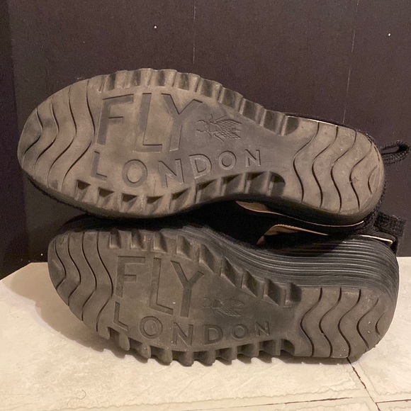 Black Fly London wedge shoes size 37 - Picture 11 of 14